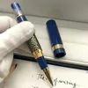 Büyük yazar Leo Tolstoy Signature Ballpoint Pen Rollerball Pen Benzersiz Petek Tasarım Yüksek Kaliteli Ofis Yazma Top Kalemleri Limi6320842