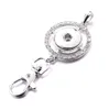 Metal 18mm Snap Snap Buttons Keychain Chain Chain Saco Snap Buttons