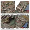 Gym Clothing Multicam Camouflage Male Security Military Uniform Tactical Combat Tops Pants Special Force Training Sets Army Suit Cargo PantG