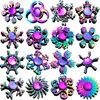 120 Typen in Stock Pack Fidget Spinner Speeltjes Regenboog Handspinners Tri-Fidget Metalen Gyro Dragon Wings Eye Finger Spinning Top Handpinner Witn Box