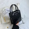 Bags Purses women's new mirror portable Tote triangular small square bag advanced three-dimensional One Shoulder Messenger Bag