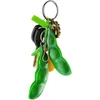 Key Chain Peanuts Infinite Squeeze Edamame Bean Pea met expressie hanger ornament Stress verlicht speelgoed voor kinderen volwassenen