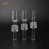 Großhandel Shisha 10MM 14MM 18MM Quarzspitze Glas Ölbrenner Rohrzubehör Quarzspitzen für Glas Wasserbongs Rohre Dab Bohrinseln