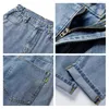 Män jeans baggy män kläder lösa plus size denim byxor mens överdimensionerade blå bredben jean stor 42 44 46 48 man mode byxor