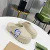 Mens Rubber Sandals Eva Shoes Platform Non-Slip Designer Women Hole Slippers Luxury Thick Bottom Summer Beach Increased / Casual No 5Cm