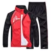 Tracksuit Men Plus Size 4XL Spring Autumn Two Piece Clothing Set Casual Track Suit Sportwear Sweatsuits 201128