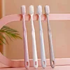 Toothbrush 3/4pcs Toothbrushes Japanese&korean Adult Macaron Toothbrush Small Wide Head Ultra-soft Bristle for Sensitive Teeth 0511