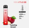 Qk karışık çift lezzet tek kullanımlık vape 4000 puflar buharlaştırıcı şarj edilebilir% 2 tastefog büyük üretici doğrudan satış hızlı teslim 10 premium lezzet