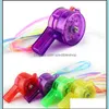 Party Favor Event Supplies Festive Home Garden Led Light Up Blinking Whistle Mti Color Kids Toys Ball Props Favors Pure 1 15lh BB Dr