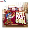 Set copripiumino Sonic del fumetto 3D Set biancheria da letto federa Set bambini Baby Bambini Principessa Regalo Ragazze Biancheria da letto singola Queen King Size