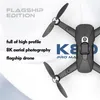 K80PRO 최대 장애물 회피 360도 쿼드 콥터 5G WiFi FPV Grande Angular Provissional Fotografia 브러시리스 모터 RC Quadcopt6488891