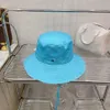 Fashion Bucket Hat Designer Wide Brim Hats Character Drawstring Caps for Woman 6 Colors High Quality3070