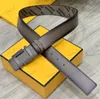 Cinturón de diseñador de cuero genuino para hombre Cinturones casuales de moda clásica para mujer Cinturones de cuero con hebilla de esmalte de letras dobles para hombre