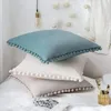 Cushion/Decorative Pillow Velvet Soft Cushion Cover Decorative Pillows Throw Case Solid Colors Luxury Home Decor Living Room Sofa Seat Coffe