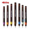 Rotring Isograph Pen 0,1 mm1,0 mm napełniony atrament porowatoint Rysowanie Pen 1piece Y200709