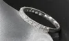 PANASH Echte Sterling Silver S925 CZ Finger Rings For Women Stapelbare trouwring Betrokkenheidsverklaring Sieraden Anel