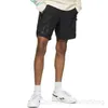 Calça masculina shorts rhude imprimir com letras maiúsculas high street hip hop solto e versátil esportes casuais praia calças de praia masculino masculino