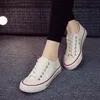 Sepatu Wanita Musim Panas Fashion Baru Kasual Kanvas Solid Sneakers UNTUK ZAPATOS DE