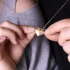 Collier magnétique en forme de cœur pour Couple, 2 pièces/ensemble, pendentifs appariés, chaîne, bijoux de saint-valentin, nouveau cadeau pour amoureux, ras du cou