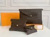 Catogram Pochette Kirigami Clutch Torby 3 na 1 uchwyty na karty Monety torebki Kluczowe portfele luksusowe torby Projektanci M67600