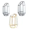 Bolsas de joyería bolsas de 9.4 pulgadas mesa interior de interior plantas de aire geométricas de vidrio