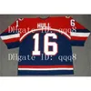 Q888 Vintage 2002 Drużyna USA koszulki 16 Brett Hull 6 Phil Housley 7 Keith Tkichuk 10 John Leclair 24 Chris Chelios Custom Hockey Jersey
