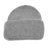 Winter Hats For Women Rabbit Fur Beanie Hat Female Knitted Skullies Hats Solid Wool Soft Winter Cashmere Caps Hood ZZ-332 J220722