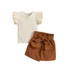 Citgeett Summer Kids Beautiful Girl Skirt Set коротки