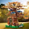 DIY 1013 PCS All Seasons Treehouse City Building Build Creator Tree House Rocks Home Home Bricks Strids Kids Toys Gift T230103