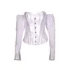 Damen T-Shirt Weiß French Romance Off Shoulder Tops Damen 2020 Club Party Nig T220823