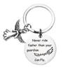 Keychains European And American DIY Accessories Guardian Angel Lover Couple Safe Driving Pendant Key Chain Bag Ornament