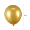 Party Decoration 20st/Lot 12Inch Metallic Balloon With Confetti Latex Balloons For Wedding Birthday Globos Baby Shower Supplies