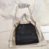 Bolso de cadena Bolso negro de lujo Bolso de diseñador Bolso de moda para mujer Nueva marca Bolso de mensajero de un solo hombro grande