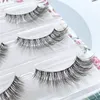 Vente en gros Mink Eye 3 paires bande invisible vison faux cils réutilisables maquillage en vrac 220623