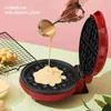 Brödtillverkare Mini Electric Grill Waffle Maker Portable Pancake Cake Baking Mold dessert Breakfast Light Food Machine For Tubes Kitchenbread