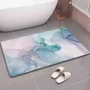 Diatomée boue coussin Absorption d'eau salle de bain lumière luxe Pad toilette porte tapis cuisine salon anti-dérapant pied