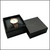 Caixas de jóias Pacote de embalagem Display 5pcs papel preto com veet almofada de almofada de travesseiro de armazenamento Organizador da pulseira de armazenamento Caixa de presente 642 Q2 Drop Deli