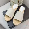 2022-бензинские кожаные эспадриль-сандалии дизайнерские тапочки черные белые не скользящие сандальные вышивные тапочки на открытые туфли на открытые туфли