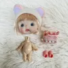 Mini 112 muñeca linda cara sorprendida expresión niños niñas OB11 Palm muñecas con ropa 10cm muñeca niñas regalo juguetes 220816
