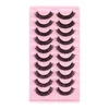 Ny ankomst tjock Curly Crisscross 3D False Eyelashes Soft Light D Burvad återanvändbar hand Made Multilayer Fake Lashes Extensions Charmiga fransar