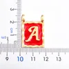 Chaînes Design 26 lettres initiales pendentif chaîne collier déclaration mode alphabet émail dégoulinant d'huile ne se décolore pas ras du cou bijoux cadeaux chaînes ch