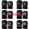 2021 Top Quality Men 6 Payton 9 RJ Barrett Kevin Knox II Cidade Basquete Jersey Black Icon Edition Jerseys Tamanho S-5XL