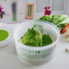 Saladegereedschappen spinner sla greens wasmachine droger afvoer scherper machine zeef fruit wassen schoon opberg mand keuken gereedschap 359 d3