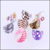 Band Ringe Schmuck Großhandel Lot 20 stücke Sexy Colorf Leopard Print Design Schöne Kinder Ring Harz Lucite Mode Jewelr Dhfqj