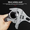 Vastar Adjustable Wrench Short Handle Universal Spanner Key Repair Tools Large Opening Bathroom Pipe Nut Hand Tool Set 220428