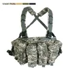 Outdoor Chest Rig Airsoft Jachtvest Molle Pouch Eenvoudig tactisch tijdschriftzakje Carrier