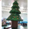 Free Door Ship Outdoor Activities printing inflatable Christmas tree ground balloon for sale