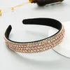 Full Diamante Padded Baroque Headbands Luxury Crystal Hairbands For Women Rhinestone Tiara Bling Hair Accessories 7 styles gift