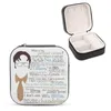 Jewelry Pouches Bags Dwight's Perfect Crime Storage Box Mini Leather Double Layer Organizer For Jewellery Travel Case Dwight SchruteJewe