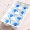 8st/låda eviga blommor A Grad Austin Roses 4-5 cm DIY Valentine Day Mother Gift Wedding Decoration Heminredning 220425